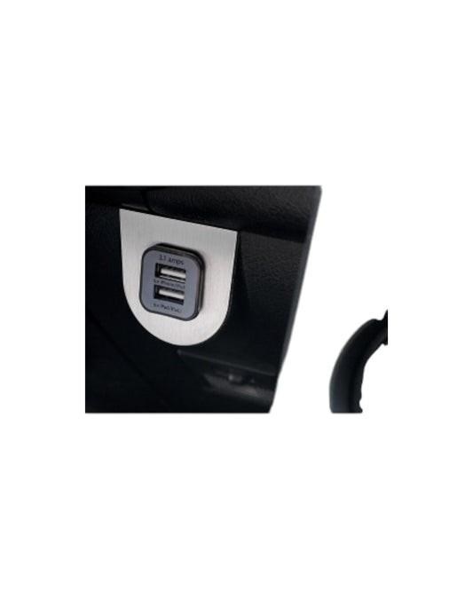 STAINLESS BUTTON BEZELS + USB LIGHTER CHARGER