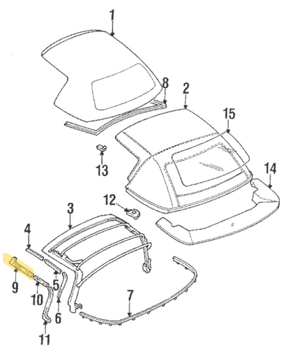 NA/NB Softtop Seal No.1