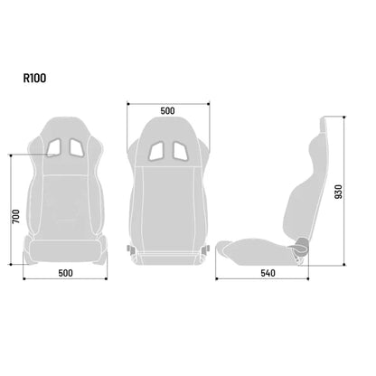 Sparco R100 Sky Tuning Seat