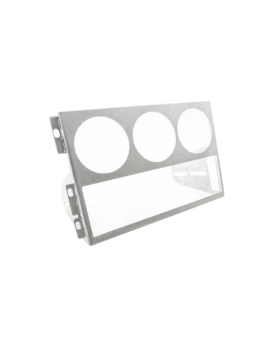 Stainless Radio Cage, Radio below, 3 Gauges above