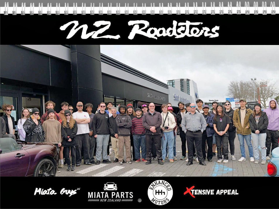 NZ Roadsters x MPNZ Calendar 2026