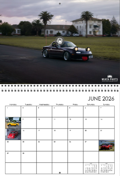 NZ Roadsters x MPNZ Calendar 2026