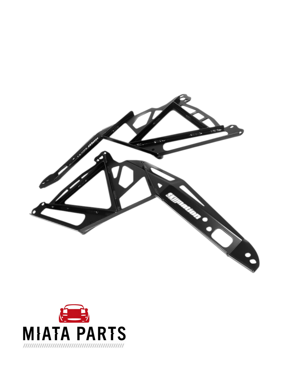 Miata Parts NZ Skidnation black steel Frog Arms fender braces for Mazda MX5 NA and NB chassis reinforcement